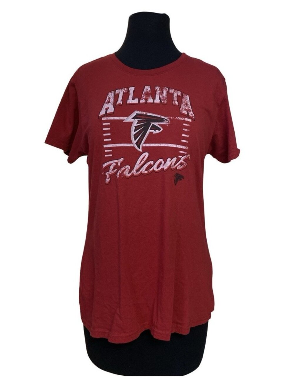 Atlanta Falcons NFL Graphic Tee Red Football Fan Shirt Large
